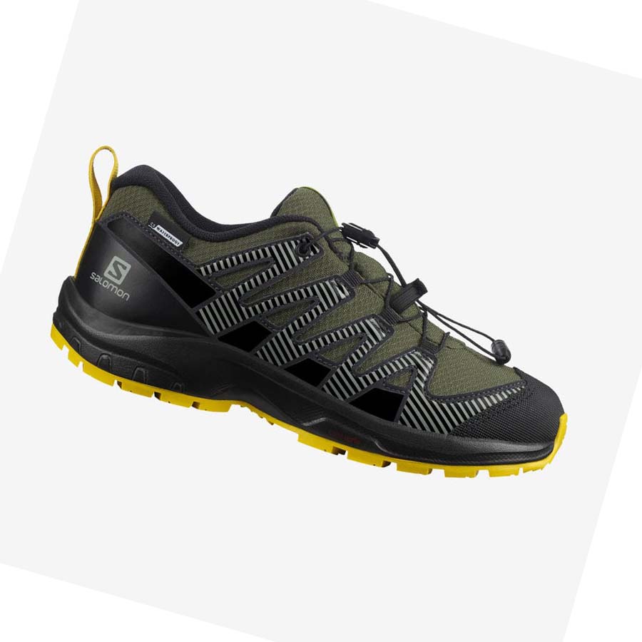 Salomon XA PRO V8 CLIMASALOMON™ WATERPROOF Çocuk Patika Koşu Ayakkabısı Zeytin Yeşili | TR 2022PJJ